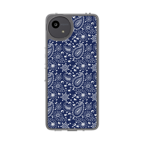 Slim Protection Case［ Paisley - Blue ］