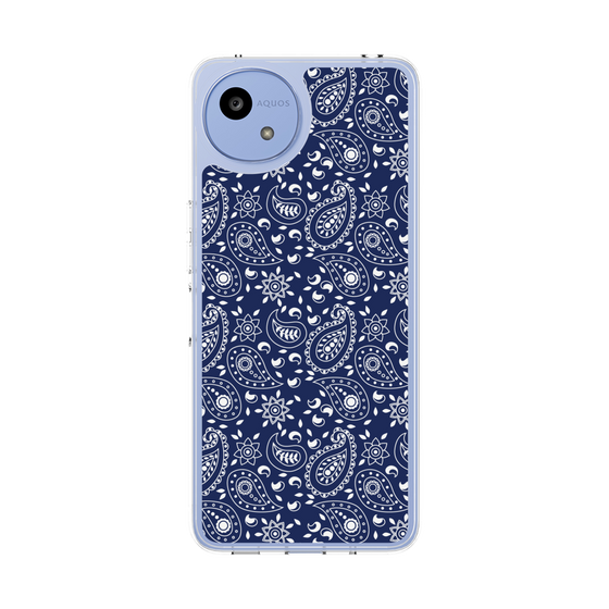 Slim Protection Case［ Paisley - Blue ］