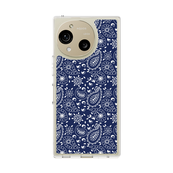 Slim Protection Case［ Paisley - Blue ］