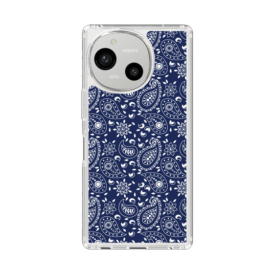 Slim Protection Case［ Paisley - Blue ］