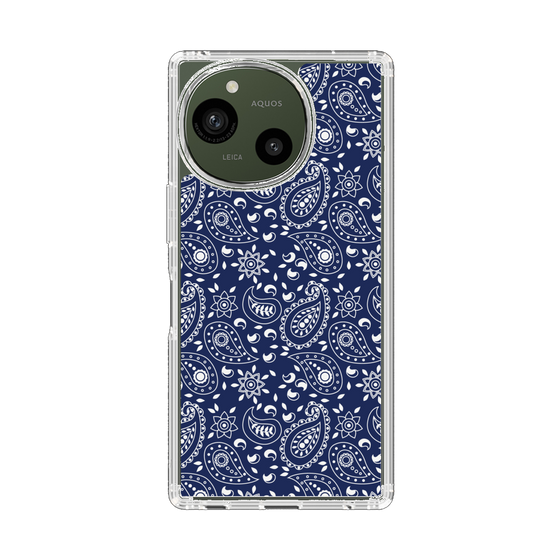 Slim Protection Case［ Paisley - Blue ］