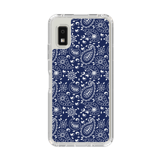 Slim Protection Case［ Paisley - Blue ］