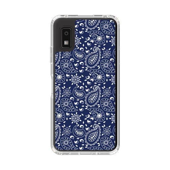 Slim Protection Case［ Paisley - Blue ］
