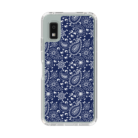 Slim Protection Case［ Paisley - Blue ］