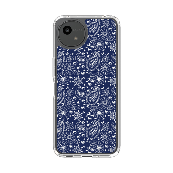 Slim Protection Case［ Paisley - Blue ］