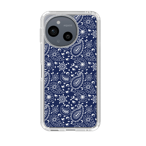 Slim Protection Case［ Paisley - Blue ］
