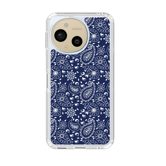 Slim Protection Case［ Paisley - Blue ］