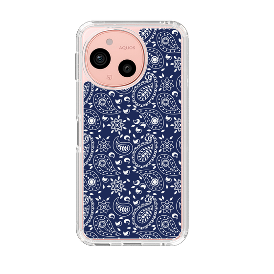Slim Protection Case［ Paisley - Blue ］