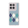 Slim Protection Case［ Nordic Argyle - Blue ］