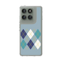 Slim Protection Case［ Nordic Argyle - Blue ］
