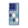 Slim Protection Case［ Nordic Argyle - Blue ］