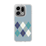 Slim Protection Case［ Nordic Argyle - Blue ］