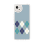 Slim Protection Case［ Nordic Argyle - Blue ］