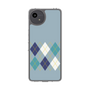 Slim Protection Case［ Nordic Argyle - Blue ］