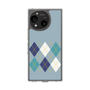Slim Protection Case［ Nordic Argyle - Blue ］