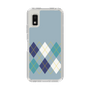 Slim Protection Case［ Nordic Argyle - Blue ］