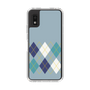 Slim Protection Case［ Nordic Argyle - Blue ］