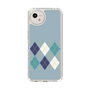 Slim Protection Case［ Nordic Argyle - Blue ］