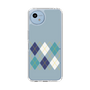 Slim Protection Case［ Nordic Argyle - Blue ］
