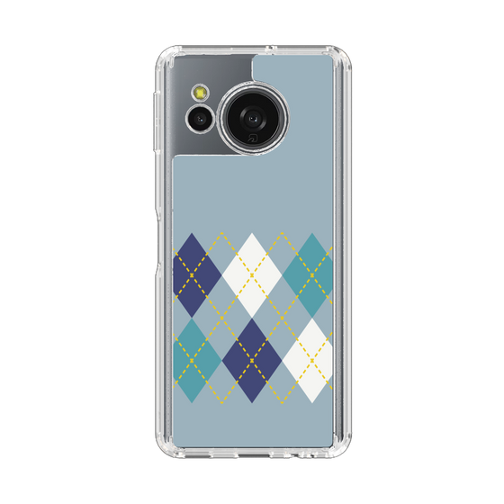Slim Protection Case［ Nordic Argyle - Blue ］