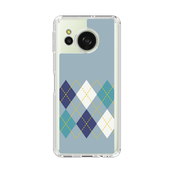 Slim Protection Case［ Nordic Argyle - Blue ］