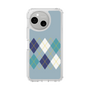 Slim Protection Case［ Nordic Argyle - Blue ］