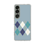 Slim Protection Case［ Nordic Argyle - Blue ］