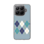 Slim Protection Case［ Nordic Argyle - Blue ］