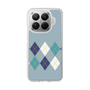 Slim Protection Case［ Nordic Argyle - Blue ］