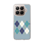 Slim Protection Case［ Nordic Argyle - Blue ］