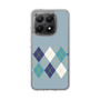 Slim Protection Case［ Nordic Argyle - Blue ］