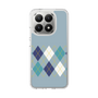 Slim Protection Case［ Nordic Argyle - Blue ］