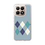 Slim Protection Case［ Nordic Argyle - Blue ］