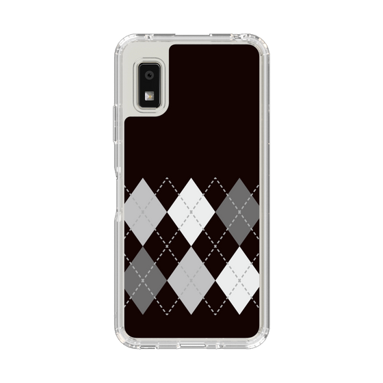 Slim Protection Case［ Nordic Argyle - Black ］