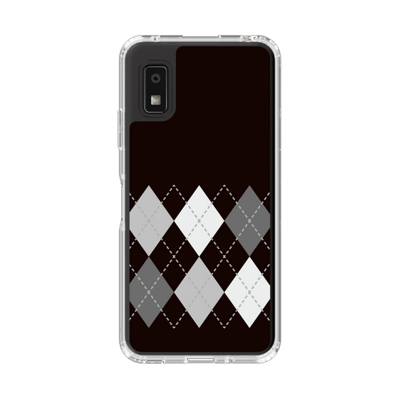Slim Protection Case［ Nordic Argyle - Black ］