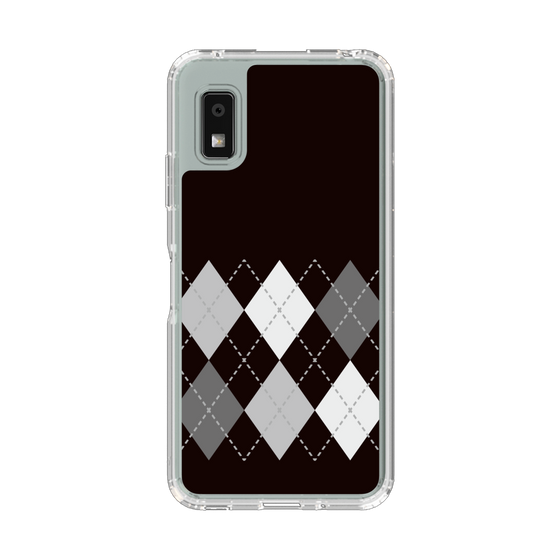 Slim Protection Case［ Nordic Argyle - Black ］