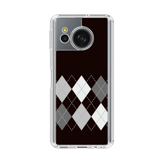 Slim Protection Case［ Nordic Argyle - Black ］