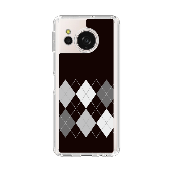 Slim Protection Case［ Nordic Argyle - Black ］