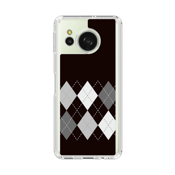 Slim Protection Case［ Nordic Argyle - Black ］