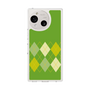 Slim Protection Case［ Nordic Argyle - Green ］