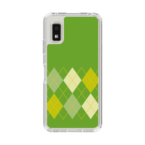 Slim Protection Case［ Nordic Argyle - Green ］