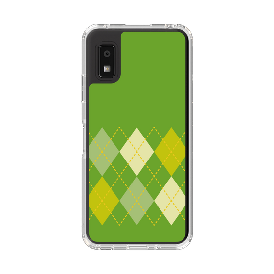 Slim Protection Case［ Nordic Argyle - Green ］
