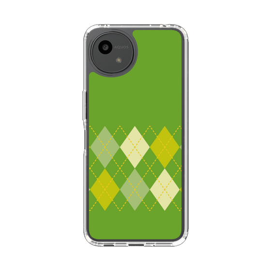 Slim Protection Case［ Nordic Argyle - Green ］