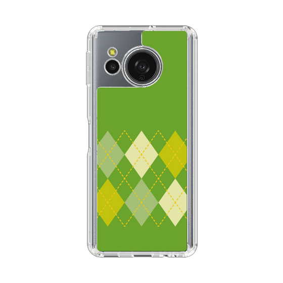 Slim Protection Case［ Nordic Argyle - Green ］