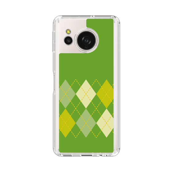 Slim Protection Case［ Nordic Argyle - Green ］
