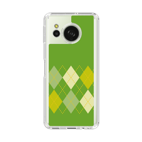 Slim Protection Case［ Nordic Argyle - Green ］