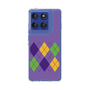Slim Protection Case［ Nordic Argyle - Purple ］