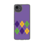 Slim Protection Case［ Nordic Argyle - Purple ］