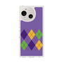 Slim Protection Case［ Nordic Argyle - Purple ］