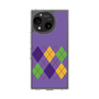 Slim Protection Case［ Nordic Argyle - Purple ］